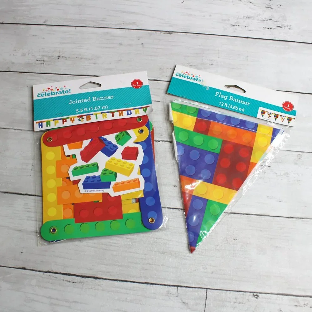 Kid Birthday Party Supplies Paper Plates Cups Balloons Banner Decorations